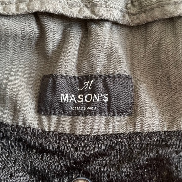 Mason's dark olive men's chino jogger cotton stretch pants size EU 48/US 38 - Picture 5 of 9